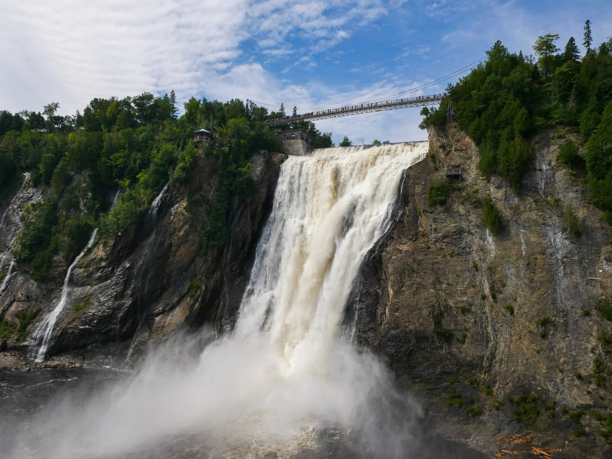 La Chute Montmorency à Quebec : une belle alternative aux Chutes du Niagara&nbsp;?