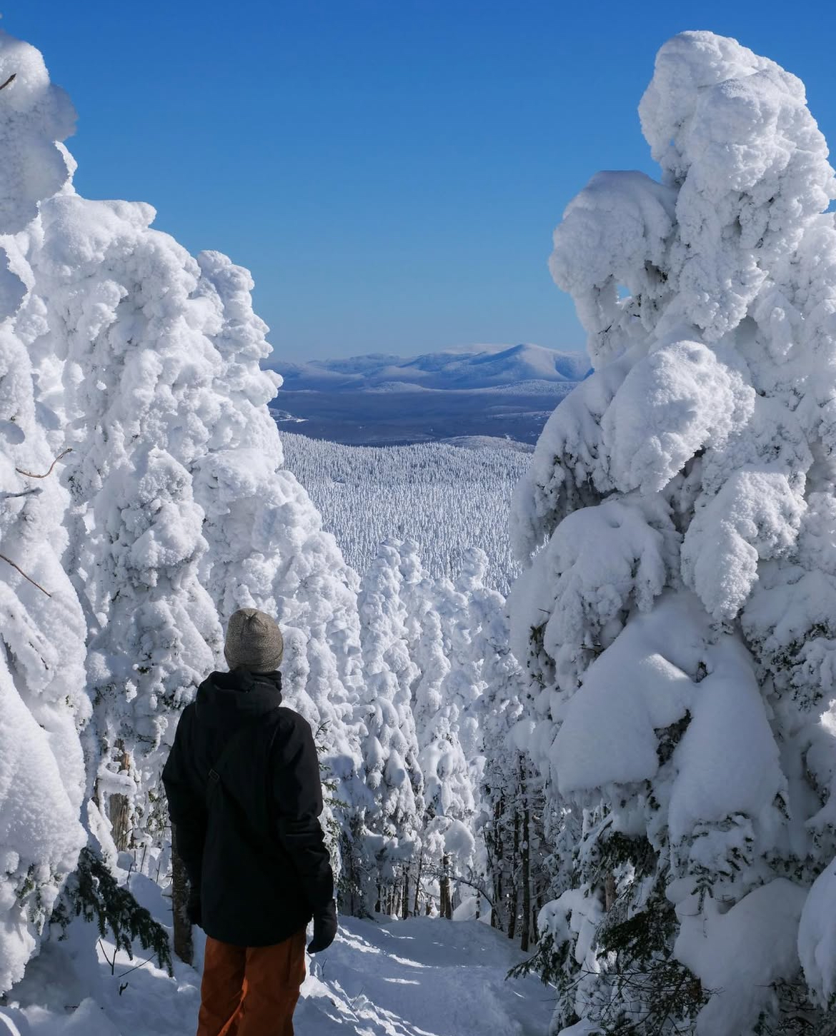 randonnée hiver Quebec Mont Mégantic