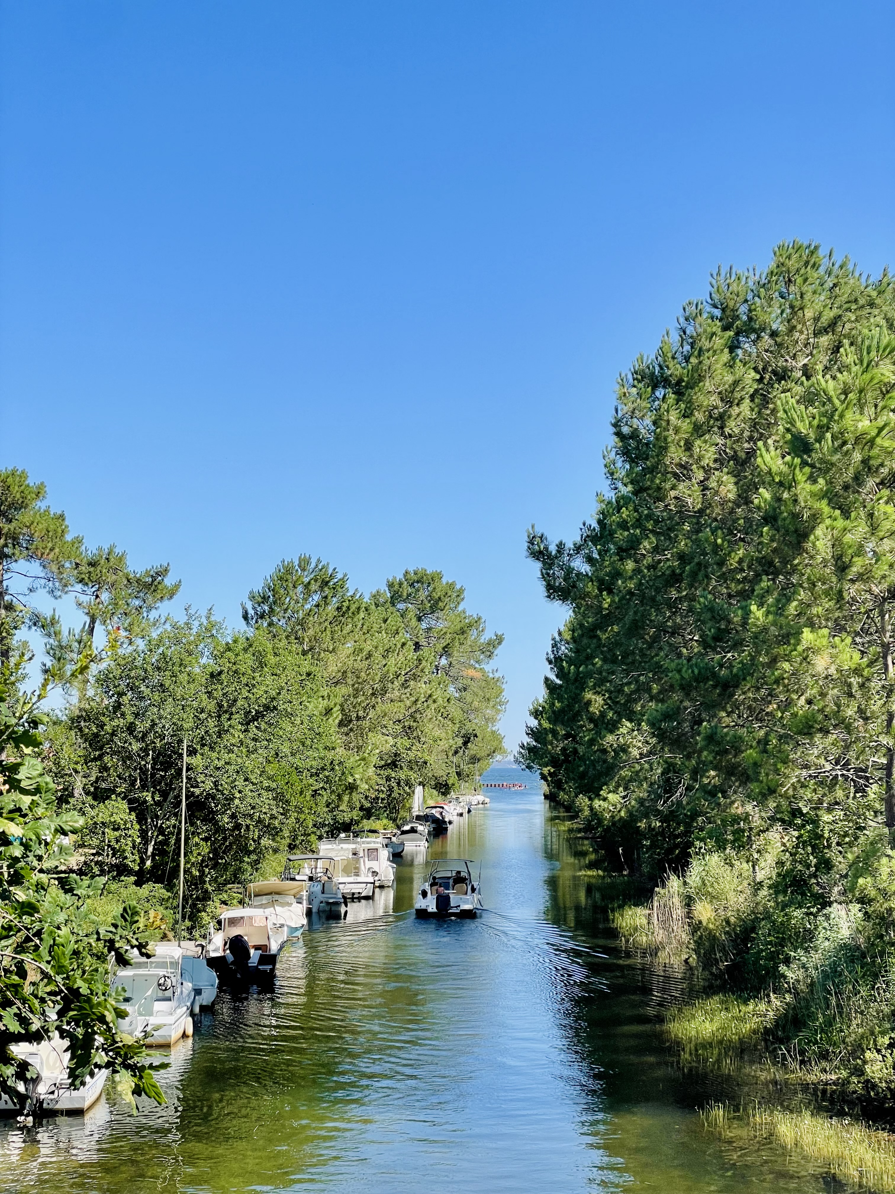 Arcachon Biscarrosse vélo lac bateau