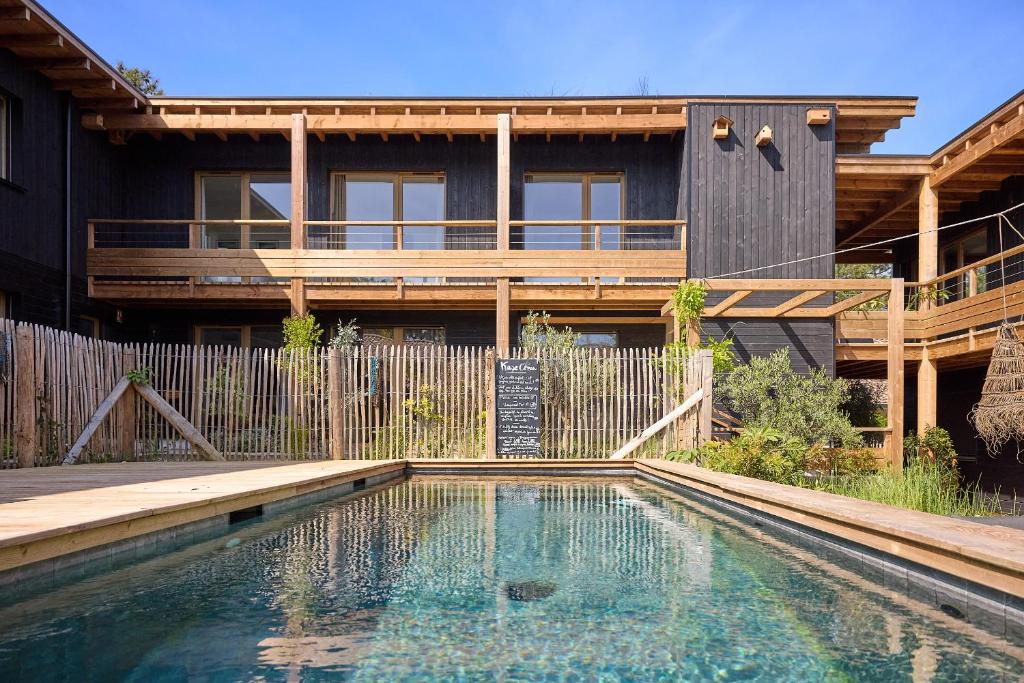 Kaze océan piscine cap ferret accueil vélo